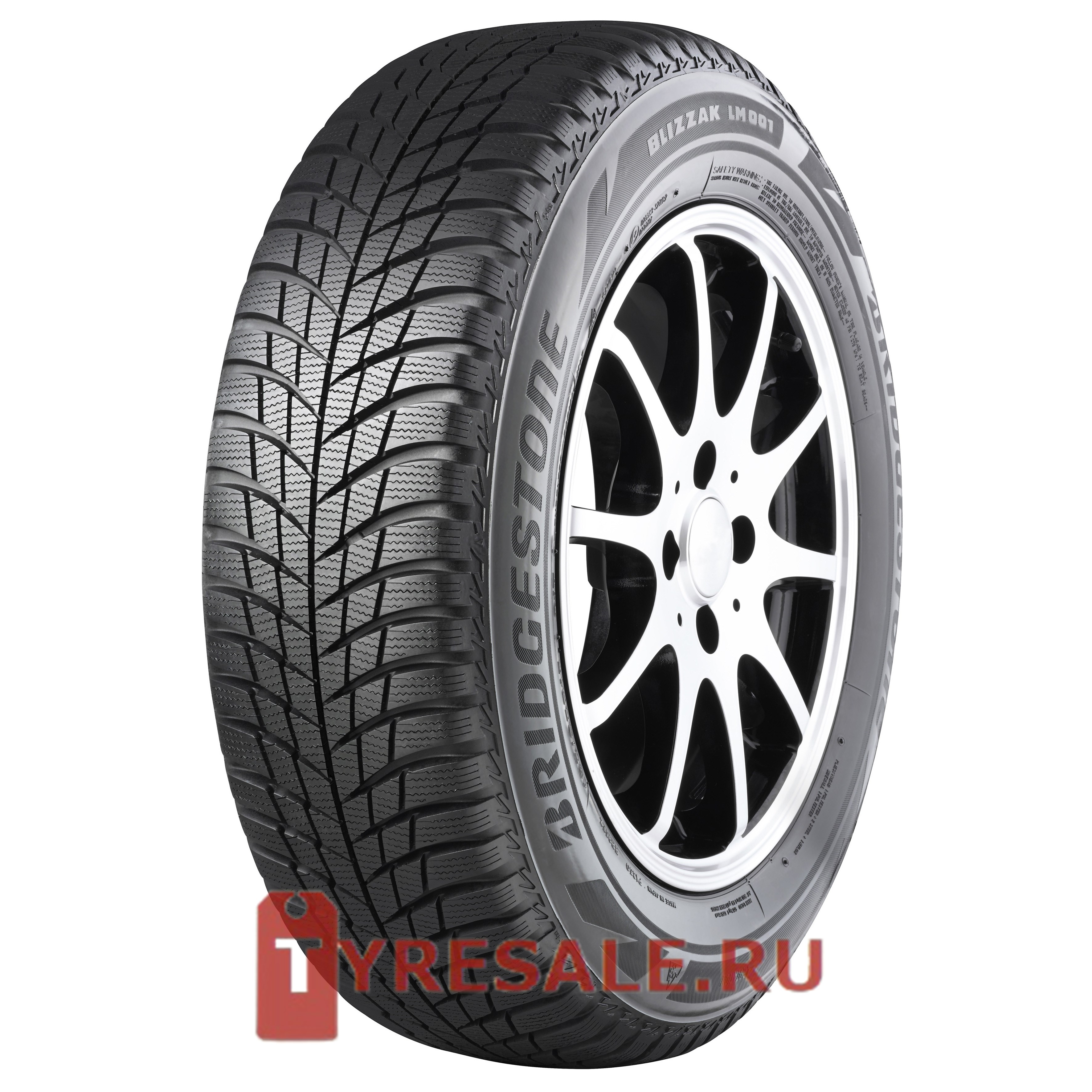 Зимние нешипованные шины Bridgestone Blizzak LM001 245/50 R18 100H
